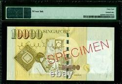 Singapore, Specimen 10,000 Dollars, ND 1999 PMG 64 Choice Uncirculated