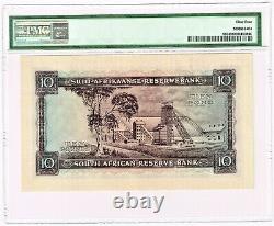 South Africa 10 Pounds 5.3.1953 Pick 98. PMG Choice Uncirculated 64