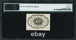 U. S 1862-63 10 Cents Fractional Currency Fr-1242 Certified Pmg Choice New-64-epq